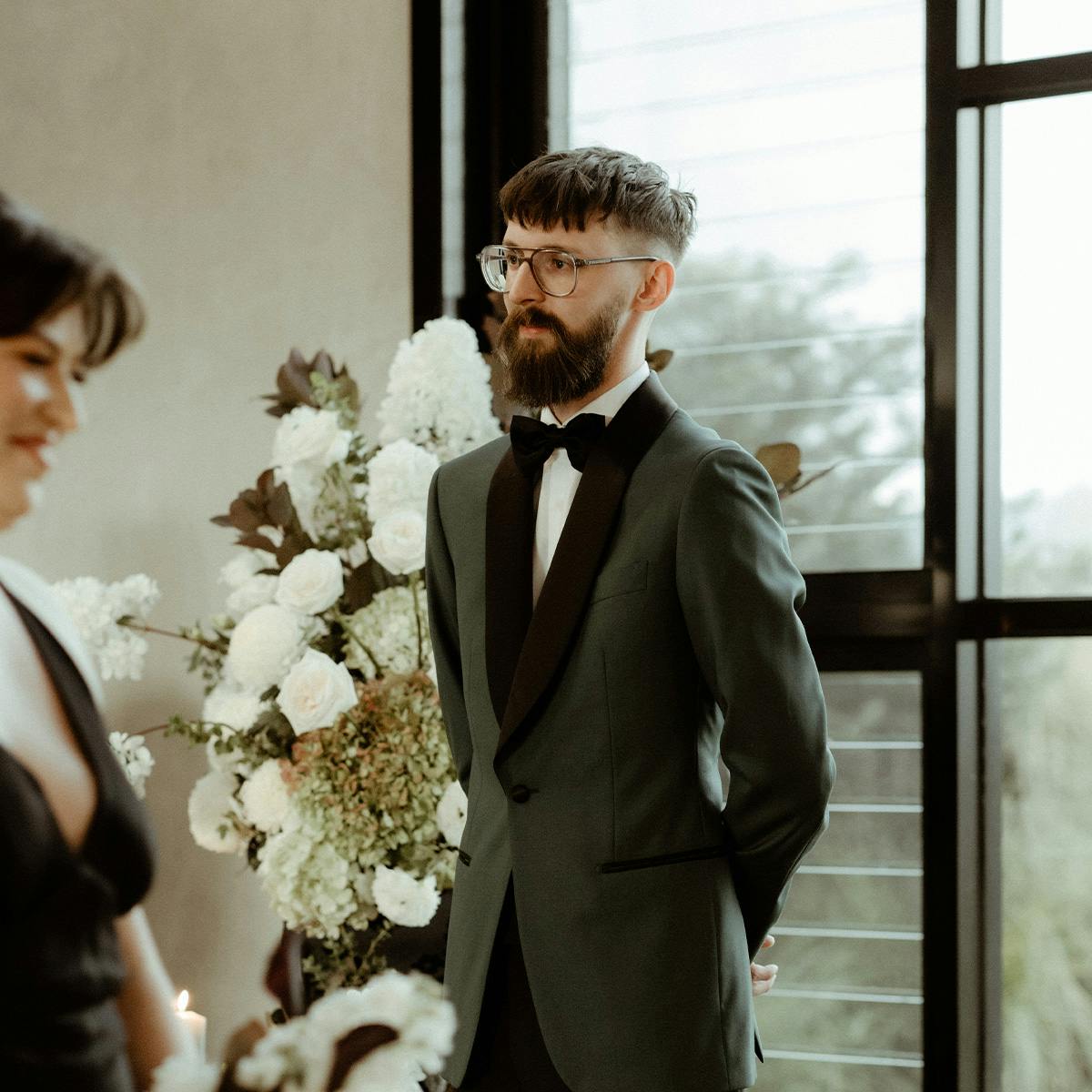 Wedding celebration in InStitchu custom suit